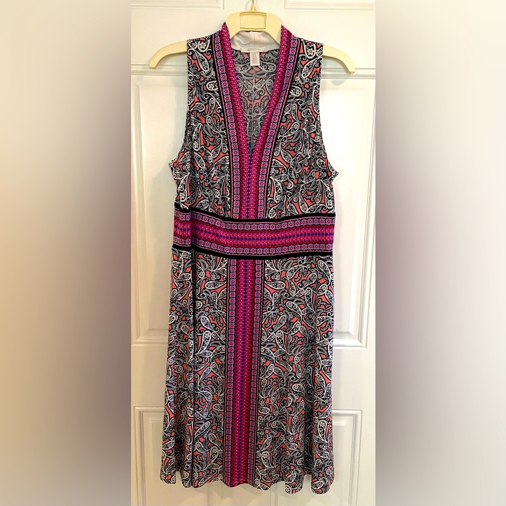 London Times Sleeveless Dress